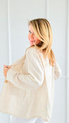 Glow Linen Italian Blazer-160 Jackets-SEÑORITA C-Coastal Bloom Boutique, find the trendiest versions of the popular styles and looks Located in Indialantic, FL