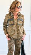 Fierce Elegance Pant Set-210 Loungewear/Sets-JJ'S FAIRYLAND-Coastal Bloom Boutique, find the trendiest versions of the popular styles and looks Located in Indialantic, FL