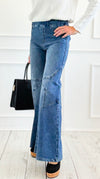 Starlight Freedom Wide Leg Knit Jean-170 Bottoms-SAIGE LLC-Coastal Bloom Boutique, find the trendiest versions of the popular styles and looks Located in Indialantic, FL