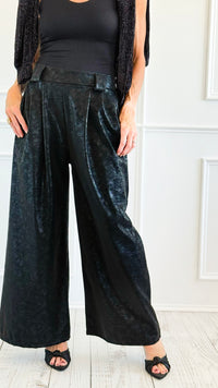 Starlit Italian Flare- Leg Pant- Black-100 Pants-AZUL MONACO-Coastal Bloom Boutique, find the trendiest versions of the popular styles and looks Located in Indialantic, FL