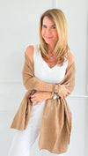 Chic Italian Scarf- Camel-260 Other Accessories-NSP/PORCIENTO-Coastal Bloom Boutique, find the trendiest versions of the popular styles and looks Located in Indialantic, FL