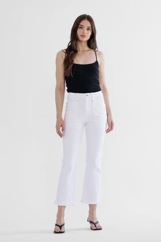 Coastal Crisp Bootcut Jean-170 Bottoms-Mica Denim-Coastal Bloom Boutique, find the trendiest versions of the popular styles and looks Located in Indialantic, FL