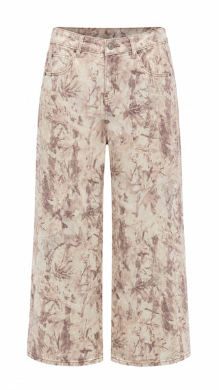 Woodland Camo Wide Leg Jeans
