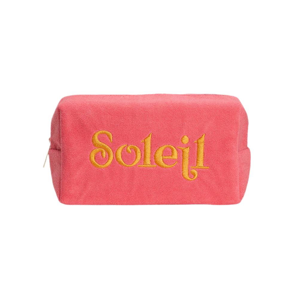 Bonjour Soleil Makeup Bag-240 Bags-NYW-Coastal Bloom Boutique, find the trendiest versions of the popular styles and looks Located in Indialantic, FL