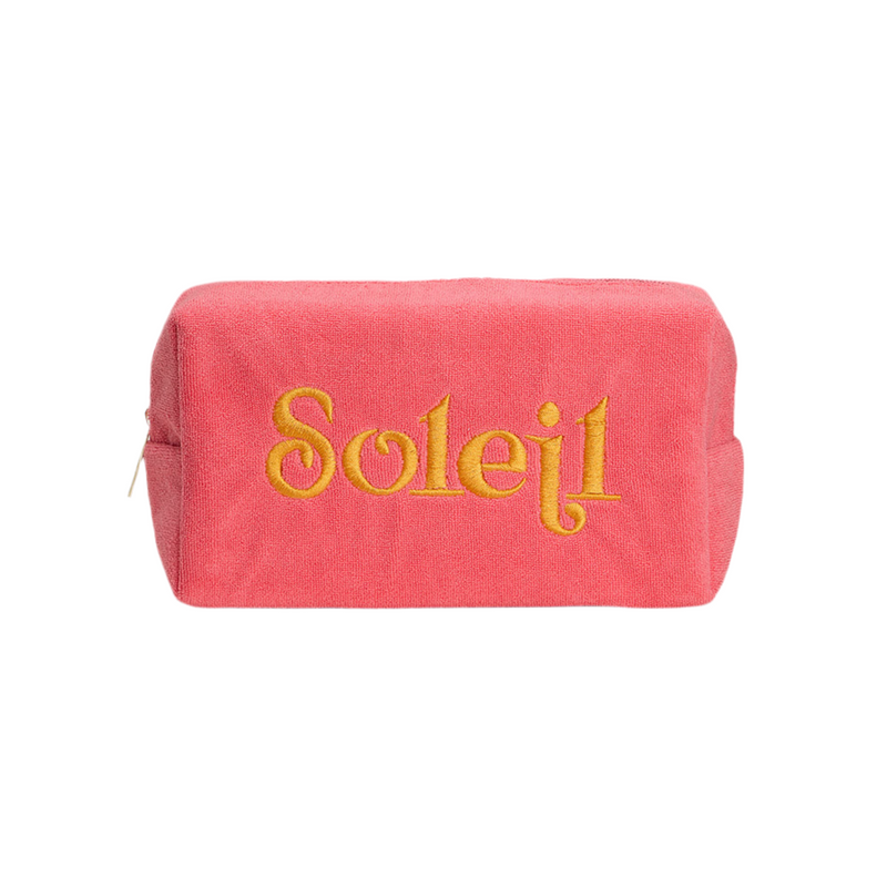 Bonjour Soleil Makeup Bag-240 Bags-NYW-Coastal Bloom Boutique, find the trendiest versions of the popular styles and looks Located in Indialantic, FL