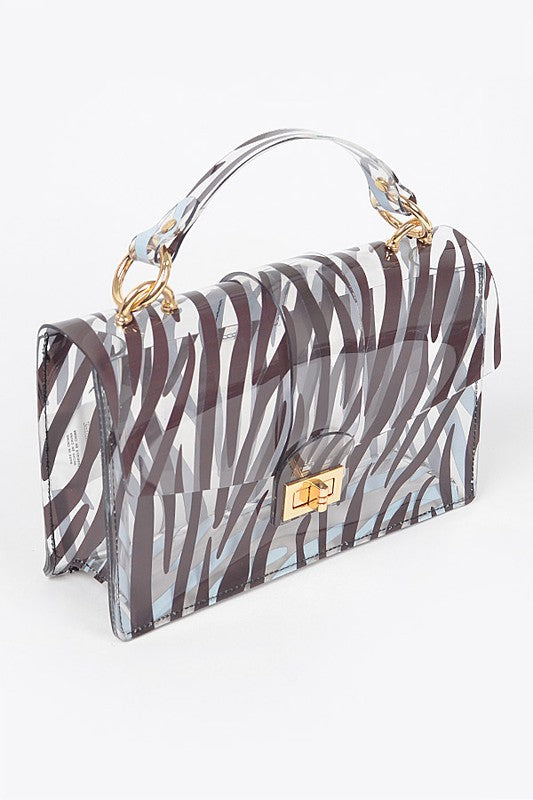 Zebra-Print Shoulder Bag-240 Bags-H&D-Coastal Bloom Boutique, find the trendiest versions of the popular styles and looks Located in Indialantic, FL