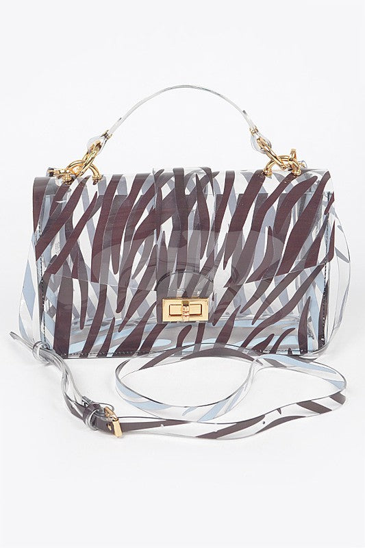 Zebra-Print Shoulder Bag-240 Bags-H&D-Coastal Bloom Boutique, find the trendiest versions of the popular styles and looks Located in Indialantic, FL