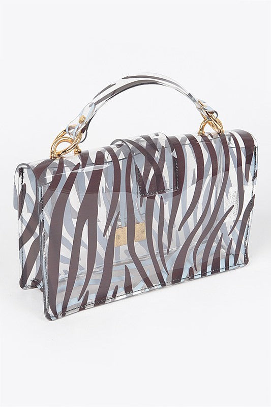 Zebra-Print Shoulder Bag-240 Bags-H&D-Coastal Bloom Boutique, find the trendiest versions of the popular styles and looks Located in Indialantic, FL