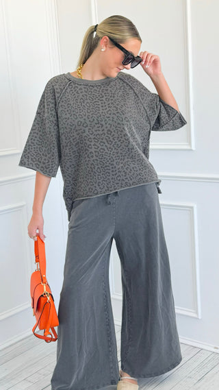 Washed Ease Pull-On Italian Pant