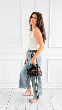 Wild Edge Wide-Leg Denim Pants-190 Denim-JODIFL-Coastal Bloom Boutique, find the trendiest versions of the popular styles and looks Located in Indialantic, FL