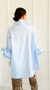 Desert Mirage Ruffle Bell Sleeve Italian Blouse-170 Bottoms-TATTOO Z-Coastal Bloom Boutique, find the trendiest versions of the popular styles and looks Located in Indialantic, FL