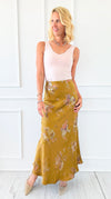 Golden Hour Floral Skirt-170 Bottoms-TABA-Coastal Bloom Boutique, find the trendiest versions of the popular styles and looks Located in Indialantic, FL
