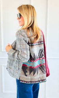 Canyon Horizon Blazer-160 Jackets-ROUSSEAU-Coastal Bloom Boutique, find the trendiest versions of the popular styles and looks Located in Indialantic, FL