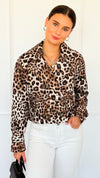Catwalk Crush Cropped Trench Jacket-160 Jackets-26 International-Coastal Bloom Boutique, find the trendiest versions of the popular styles and looks Located in Indialantic, FL