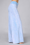 Mineral Wash Wide Leg Pants - Powder Blue-170 Bottoms-Chatoyant-Coastal Bloom Boutique, find the trendiest versions of the popular styles and looks Located in Indialantic, FL