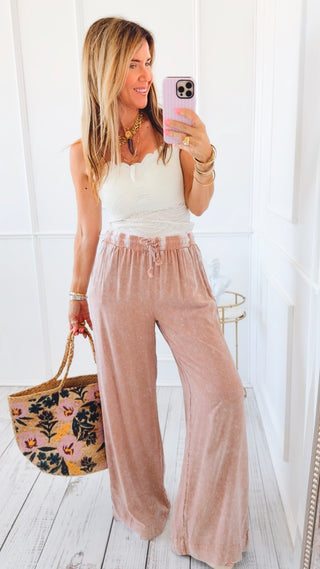 Driftwood Daydream Pants - Dark Taupe