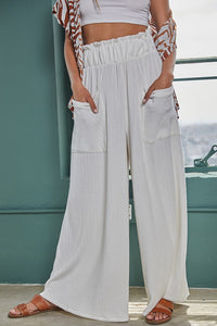 Coastal Breeze Wide-Leg Pants-170 Bottoms-BucketList-Coastal Bloom Boutique, find the trendiest versions of the popular styles and looks Located in Indialantic, FL