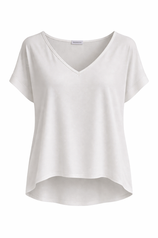 Luminous Ease V-Necklace Italian Top