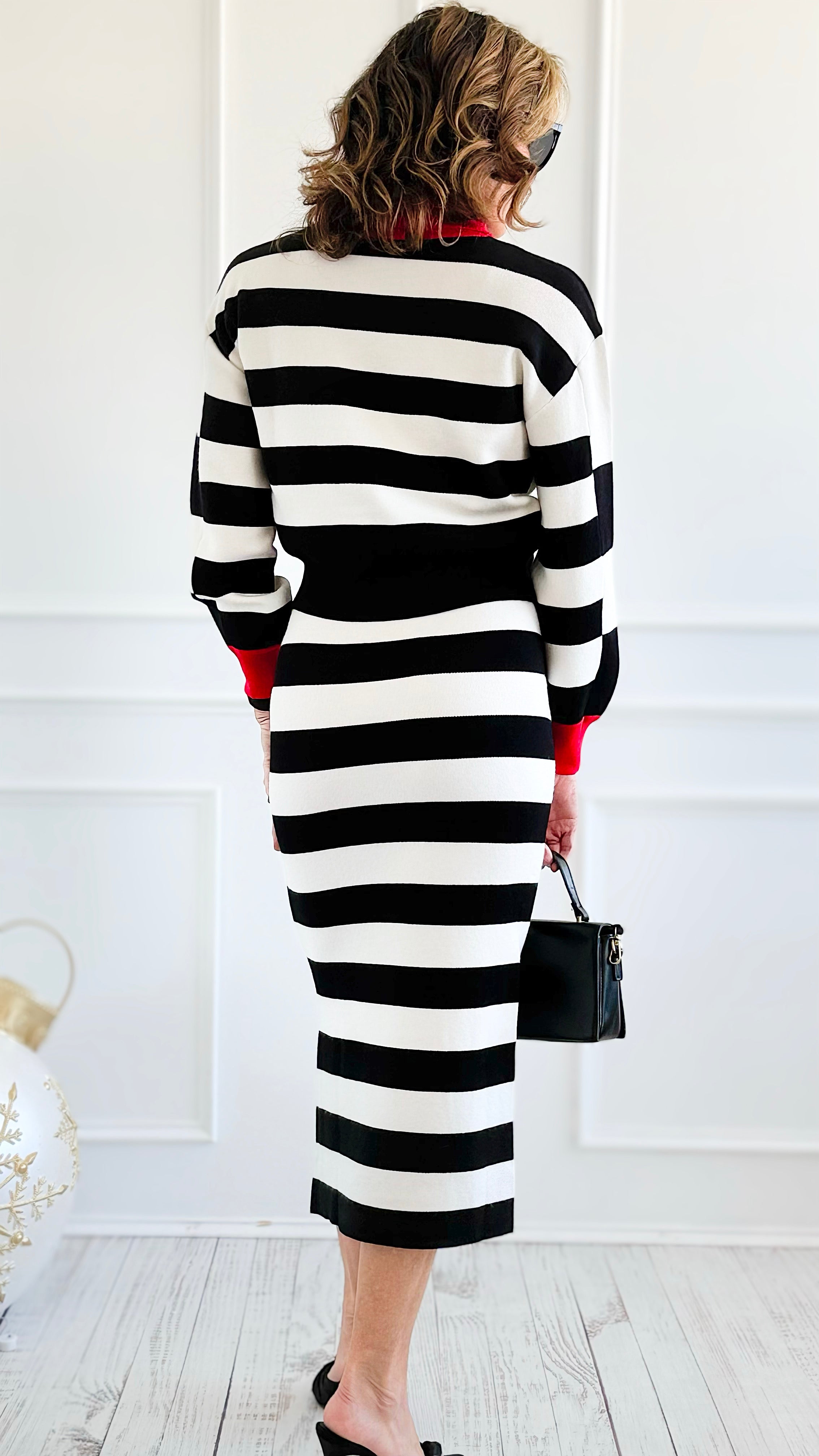 Graphic Lines Skirt & Top Set-210 Loungewear/Sets-rivir-Coastal Bloom Boutique, find the trendiest versions of the popular styles and looks Located in Indialantic, FL