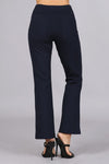 Cropped Capri Flair Pant - Navy-170 Bottoms-Chatoyant-Coastal Bloom Boutique, find the trendiest versions of the popular styles and looks Located in Indialantic, FL