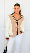 Braided Harmony Button Jacket-160 Jackets-ROUSSEAU-Coastal Bloom Boutique, find the trendiest versions of the popular styles and looks Located in Indialantic, FL