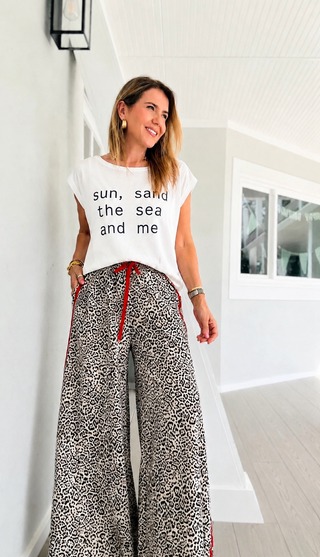Sun, Sand & Sea Italian Graphic Top