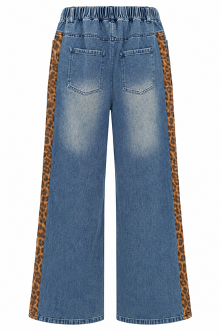 Animal Trim Wide Leg Pants