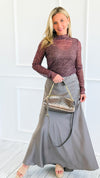 Dainty Meadow Mesh Top- Burgundy-110 Long Sleeve Tops-Umgee-Coastal Bloom Boutique, find the trendiest versions of the popular styles and looks Located in Indialantic, FL