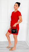Laid-Back Elegance Cinched Dress-200 Dresses/Jumpsuits/Rompers-Jodifl-Coastal Bloom Boutique, find the trendiest versions of the popular styles and looks Located in Indialantic, FL
