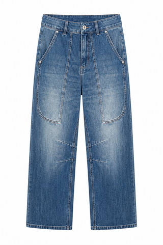 Curve Pocket Utility Jeans