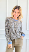 Wild Spark Sequin Top-110 Long Sleeve Tops-Anniewear-Coastal Bloom Boutique, find the trendiest versions of the popular styles and looks Located in Indialantic, FL