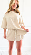 Cool Breeze Lounge Set - Oatmeal-210 Loungewear/Sets-HYFVE-Coastal Bloom Boutique, find the trendiest versions of the popular styles and looks Located in Indialantic, FL