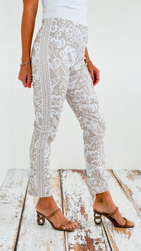 Floral Print Pants-170 Bottoms-Gretchen Scott-Coastal Bloom Boutique, find the trendiest versions of the popular styles and looks Located in Indialantic, FL