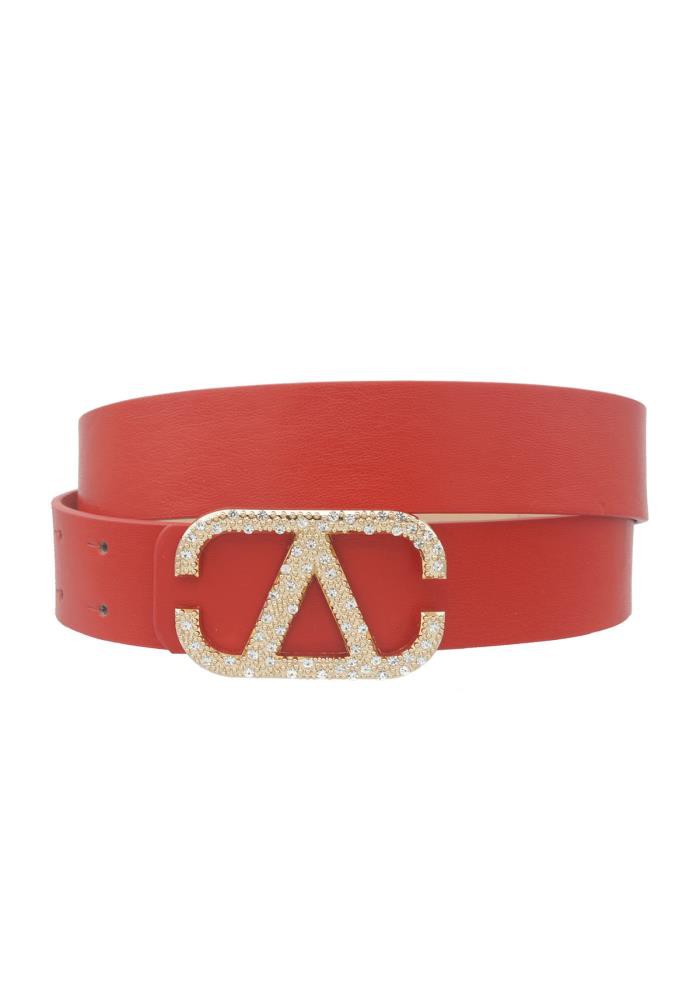 Luxe Sparkle Statement Belt - Red-260 Other Accessories-AppleJuice Accessories by Glamoure / HOLLY/Joia-Coastal Bloom Boutique, find the trendiest versions of the popular styles and looks Located in Indialantic, FL