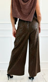 Starlit Italian Flare- Leg Pant- Brown-100 Pants-AZUL MONACO-Coastal Bloom Boutique, find the trendiest versions of the popular styles and looks Located in Indialantic, FL