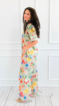 Garden Reverie Set-210 Loungewear/Sets-Endless Moon-Coastal Bloom Boutique, find the trendiest versions of the popular styles and looks Located in Indialantic, FL