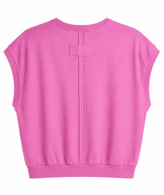 Clean Line Knit Top - Candy Pink