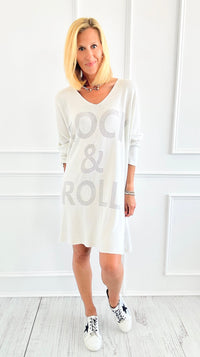 Rock & Roll Knit Dress-200 Dresses/Jumpsuits/Rompers-V6-Coastal Bloom Boutique, find the trendiest versions of the popular styles and looks Located in Indialantic, FL