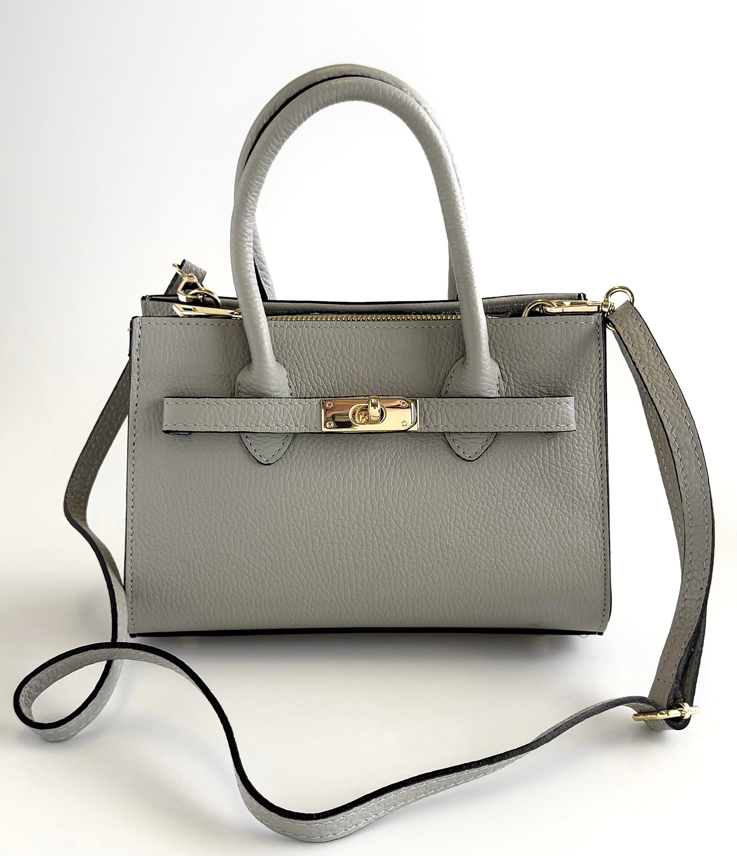 Italian Mini Leather Satchel-240 Bags-DEDA LEATHER-Coastal Bloom Boutique, find the trendiest versions of the popular styles and looks Located in Indialantic, FL