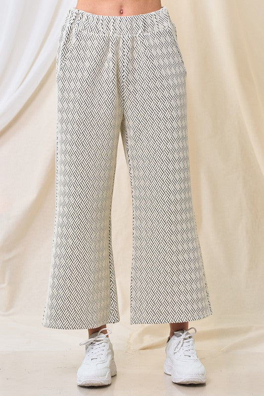 Taylor II Cropped Pants - Cream-170 Bottoms-See and Be Seen-Coastal Bloom Boutique, find the trendiest versions of the popular styles and looks Located in Indialantic, FL