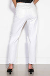 High Waisted Straight Jeans-White-190 Denim-Vibrant M.i.U-Coastal Bloom Boutique, find the trendiest versions of the popular styles and looks Located in Indialantic, FL