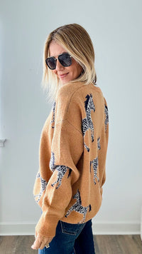 Get Wild Camel Sweater-140 Sweaters-EASEL-Coastal Bloom Boutique, find the trendiest versions of the popular styles and looks Located in Indialantic, FL