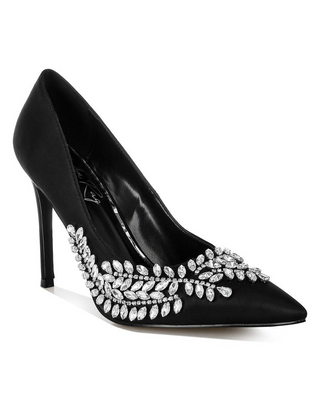 Pointed Toe Dress Pumps - Black