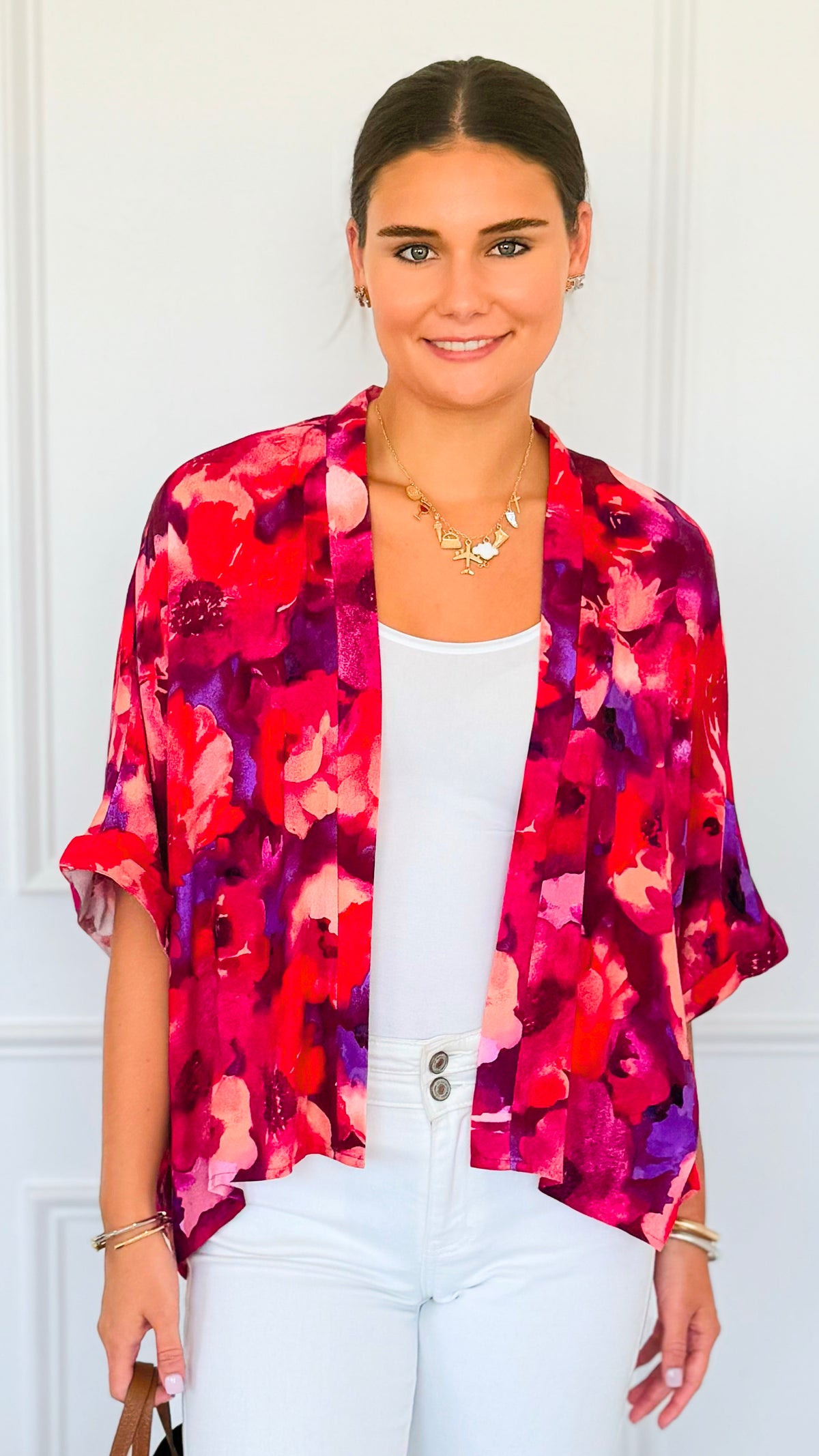 Floral Essence Kimono-150 Cardigans/Layers-Jodifl-Coastal Bloom Boutique, find the trendiest versions of the popular styles and looks Located in Indialantic, FL