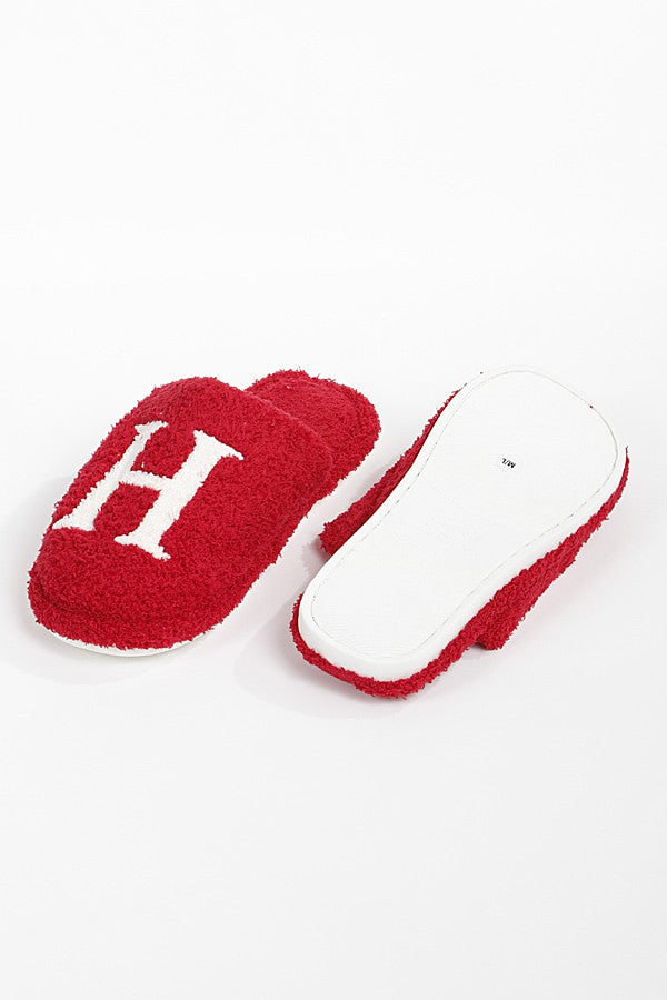 Red Letter Lounge Slippers - Red-250 Shoes-H&D-Coastal Bloom Boutique, find the trendiest versions of the popular styles and looks Located in Indialantic, FL