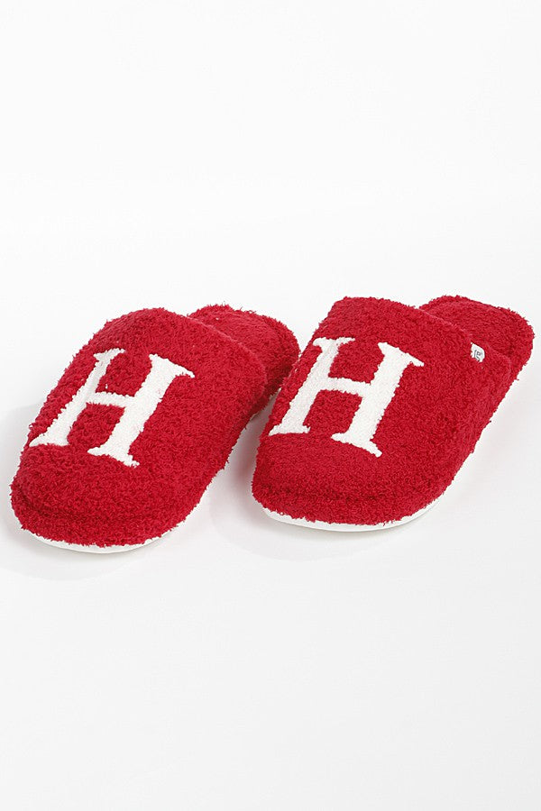 Red Letter Lounge Slippers - Red-250 Shoes-H&D-Coastal Bloom Boutique, find the trendiest versions of the popular styles and looks Located in Indialantic, FL