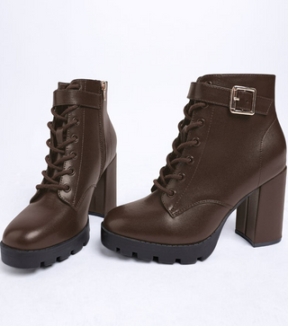 Lace Up Platform Boots