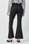 Flared Hem Split Pants-170 Bottoms-mystree-Coastal Bloom Boutique, find the trendiest versions of the popular styles and looks Located in Indialantic, FL