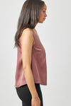 Shop Silky Essential Sleeveless Top - Dark Mauve-100 Sleeveless Tops-mystree-Coastal Bloom Boutique, find the trendiest versions of the popular styles and looks Located in Indialantic, FL