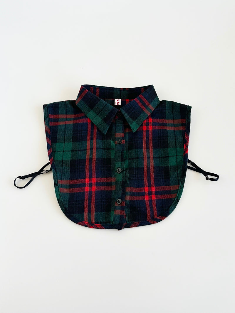 Plaid Perfection Detachable Faux Collar - Red/Green-260 Other Accessories-Darling-Coastal Bloom Boutique, find the trendiest versions of the popular styles and looks Located in Indialantic, FL